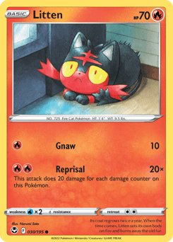 Litten Silver Tempest #30