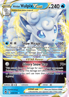 Alolan Vulpix VSTAR Silver Tempest #34