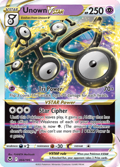 Unown VSTAR Silver Tempest #66