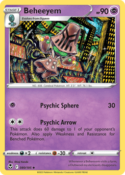 Beheeyem Silver Tempest #80