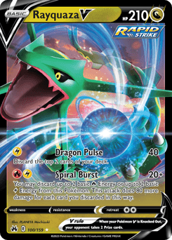 Rayquaza V Crown Zenith #100