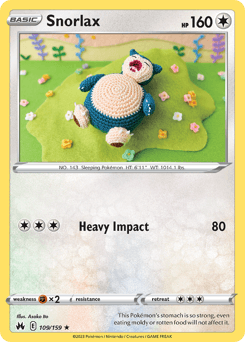 Snorlax Crown Zenith #109
