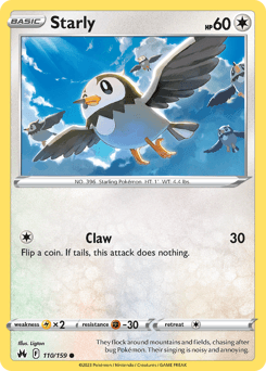 Starly Crown Zenith #110