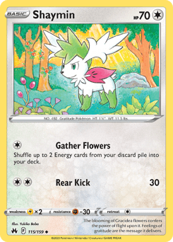 Shaymin Crown Zenith #115