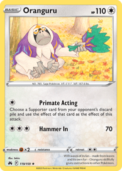 Oranguru Crown Zenith #119