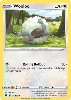Wooloo Crown Zenith #121
