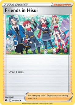 Friends in Hisui Crown Zenith #130