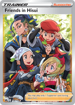 Friends in Hisui Crown Zenith #148