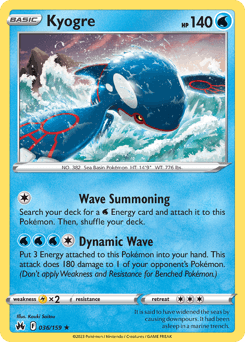 Kyogre Crown Zenith #36