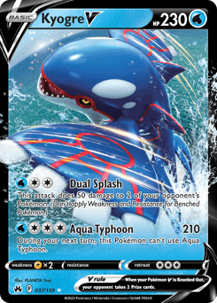 Kyogre V Crown Zenith #37