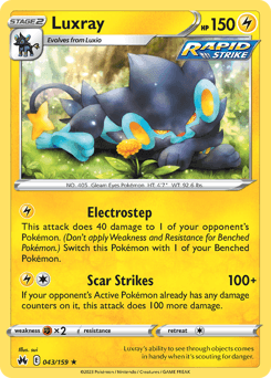 Luxray Crown Zenith #43