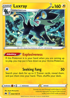 Luxray Crown Zenith #44