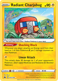 Radiant Charjabug Crown Zenith #51