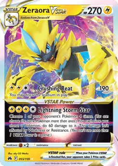 Zeraora VSTAR Crown Zenith #55