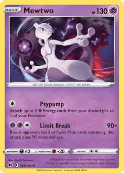 Mewtwo Crown Zenith #59