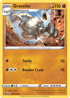Graveler Crown Zenith #68