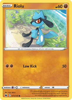 Riolu Crown Zenith #71
