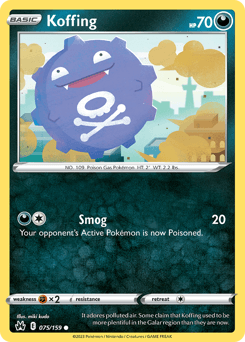 Koffing Crown Zenith #75
