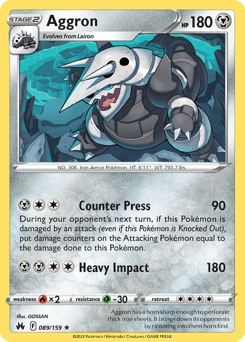 Aggron Crown Zenith #89