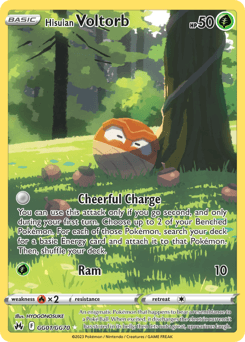 Hisuian Voltorb Crown Zenith Galarian Gallery #GG01