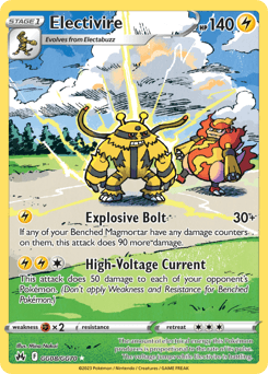 Electivire Crown Zenith Galarian Gallery #GG08