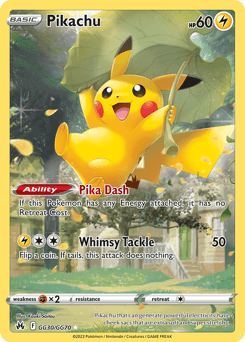 Pikachu Crown Zenith Galarian Gallery #GG30