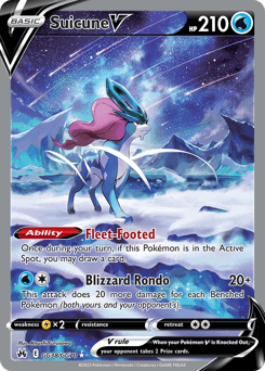 Suicune V Crown Zenith Galarian Gallery #GG38