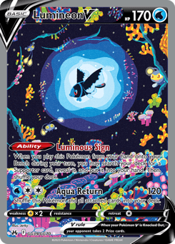 Lumineon V Crown Zenith Galarian Gallery #GG39