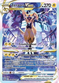 Zeraora VSTAR Crown Zenith Galarian Gallery #GG43
