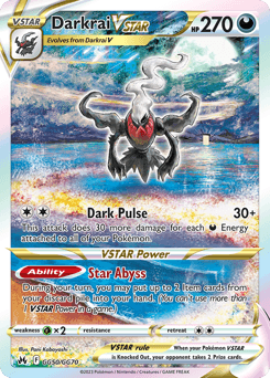Darkrai VSTAR Crown Zenith Galarian Gallery #GG50
