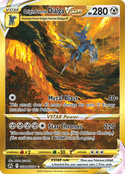Origin Forme Dialga VSTAR Crown Zenith Galarian Gallery #GG68