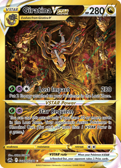 Giratina VSTAR Crown Zenith Galarian Gallery #GG69
