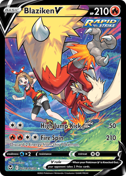 Blaziken V Silver Tempest Trainer Gallery #TG14