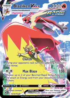 Blaziken VMAX Silver Tempest Trainer Gallery #TG15