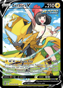 Zeraora V Silver Tempest Trainer Gallery #TG16