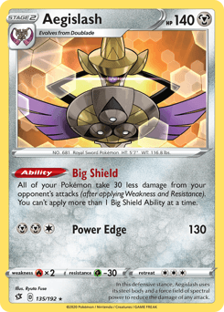 Aegislash Rebel Clash #135