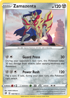 Zamazenta Rebel Clash #140