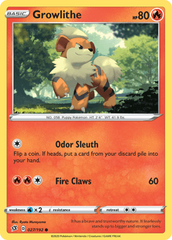 Growlithe Rebel Clash #27