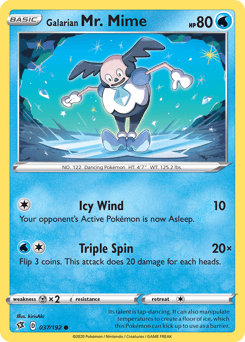 Galarian Mr. Mime Rebel Clash #37