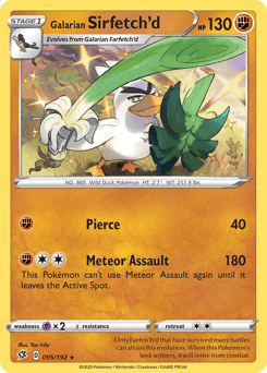 Galarian Sirfetch'd Rebel Clash #95