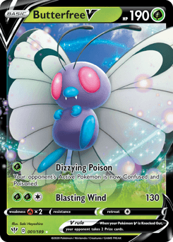 Butterfree V Darkness Ablaze #1