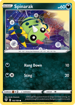 Spinarak Darkness Ablaze #102