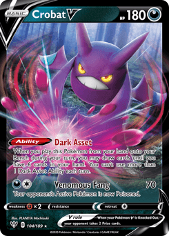Crobat V Darkness Ablaze #104