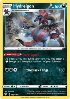 Hydreigon Darkness Ablaze #110