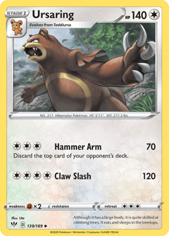 Ursaring Darkness Ablaze #139