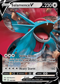 Salamence V Darkness Ablaze #143