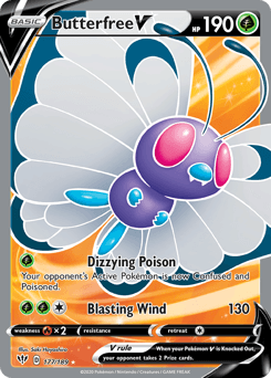 Butterfree V Darkness Ablaze #177