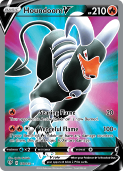 Houndoom V Darkness Ablaze #178