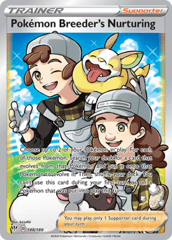 Pokémon Breeder's Nurturing Darkness Ablaze #188