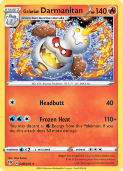 Galarian Darmanitan Darkness Ablaze #28